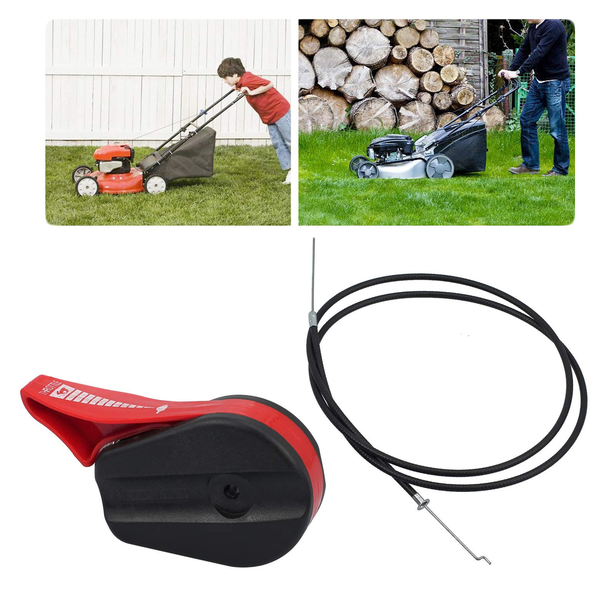 Swess package contents including cable, lever, and sheath for DIY repair