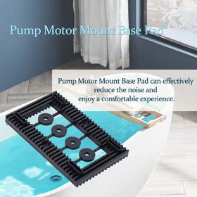 Swess quiet operation for pool and spa setups with vibration dampening