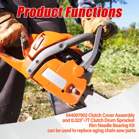 Swess replacement-kit provides a complete repair solution for Husqvarna saws.