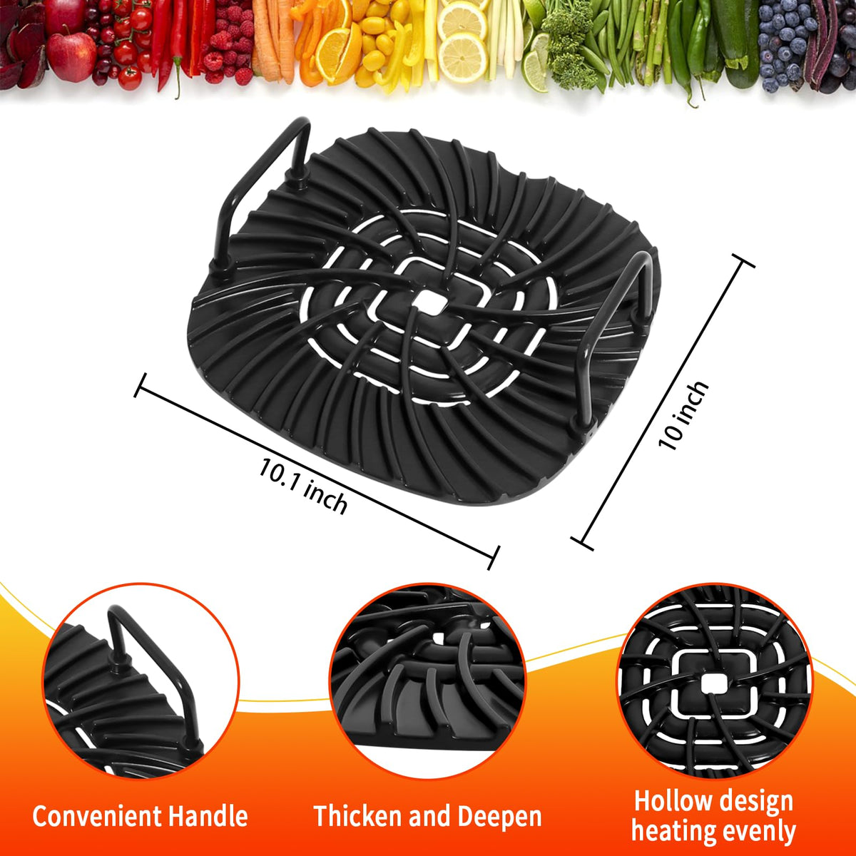 Swess splatter shield for Ninja AG301 reduces cooking splatter