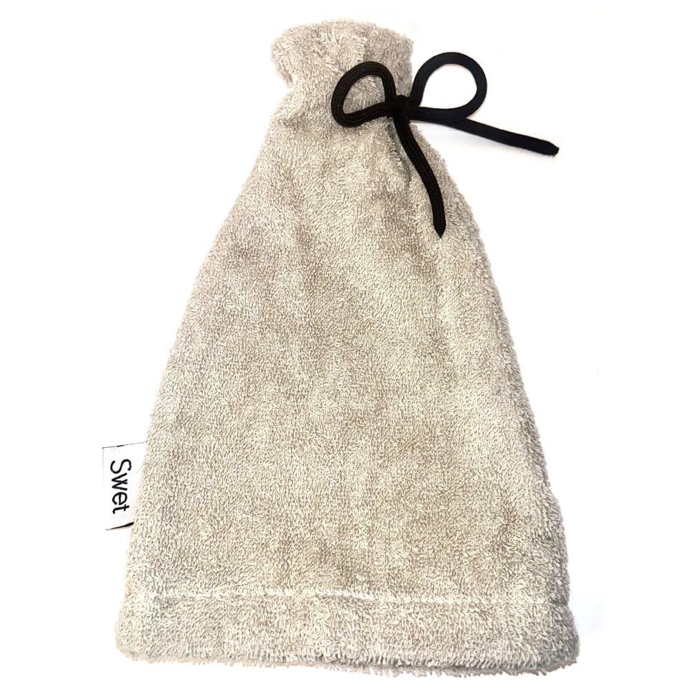 Swet Sauna Hat natural cotton on head, hair protection during sauna sessions