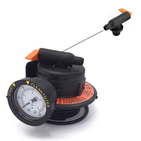 Close-up installation of Swimables CCX1000V with gasket swap for a secure seal