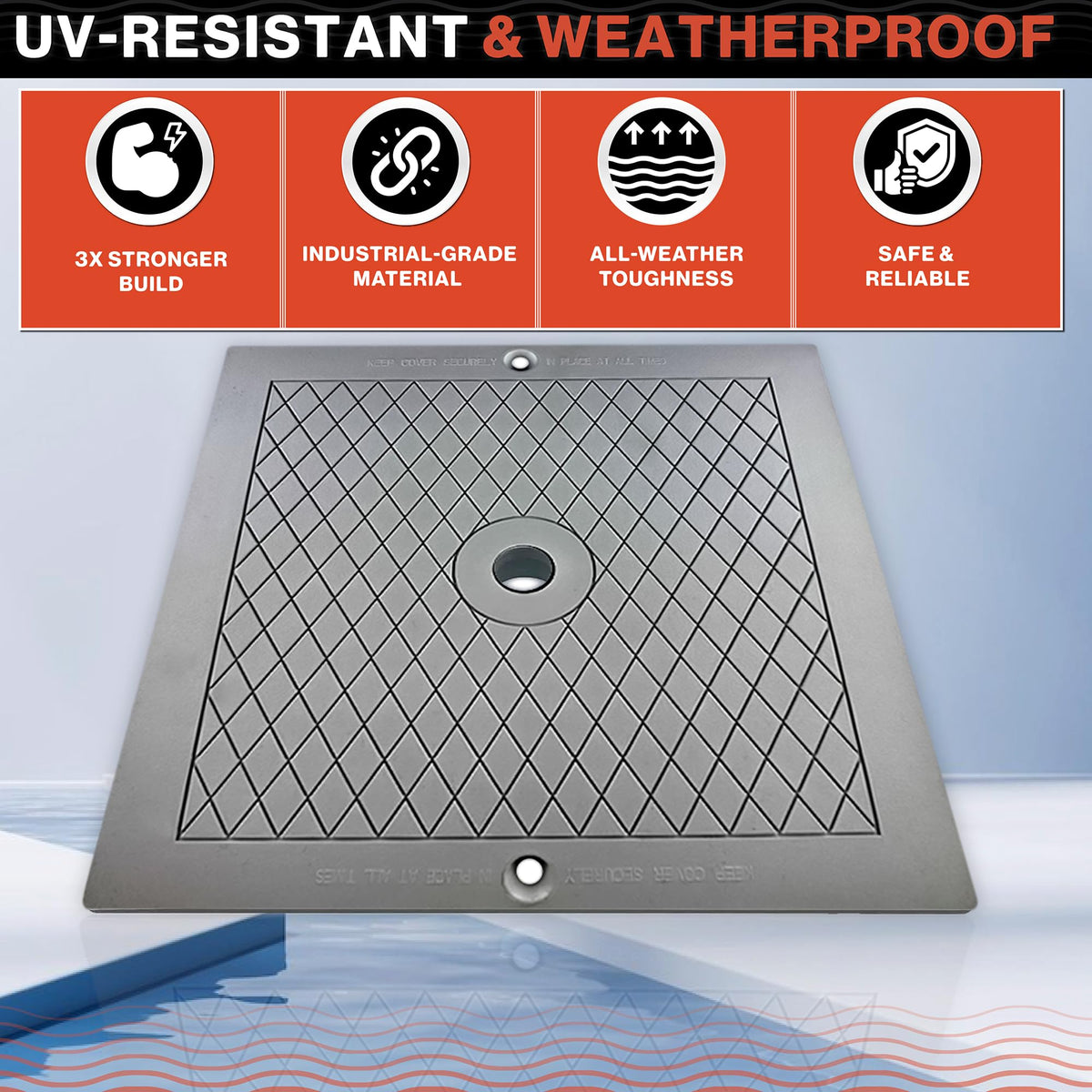 Thick 30% more material for longer-lasting durability.