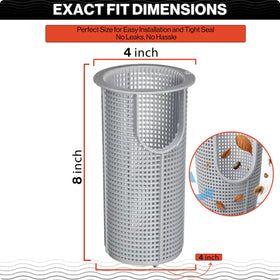 Swimables SPX2800M durable, chemical-resistant basket withstands harsh pool use.