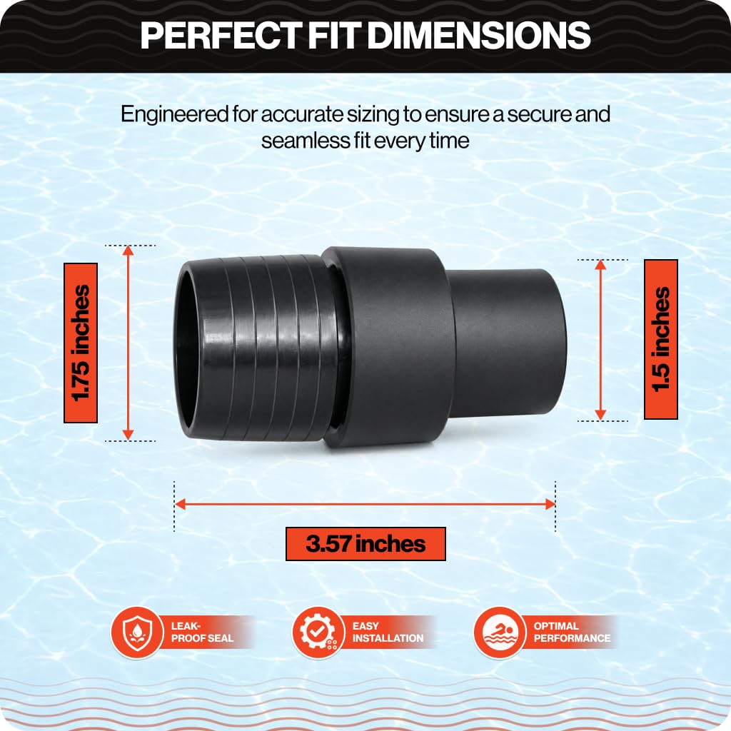 Placement tip for Swimables Swivel EZ: keep one hose length from the cleaner