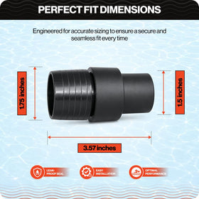 Placement tip for Swimables Swivel EZ: keep one hose length from the cleaner