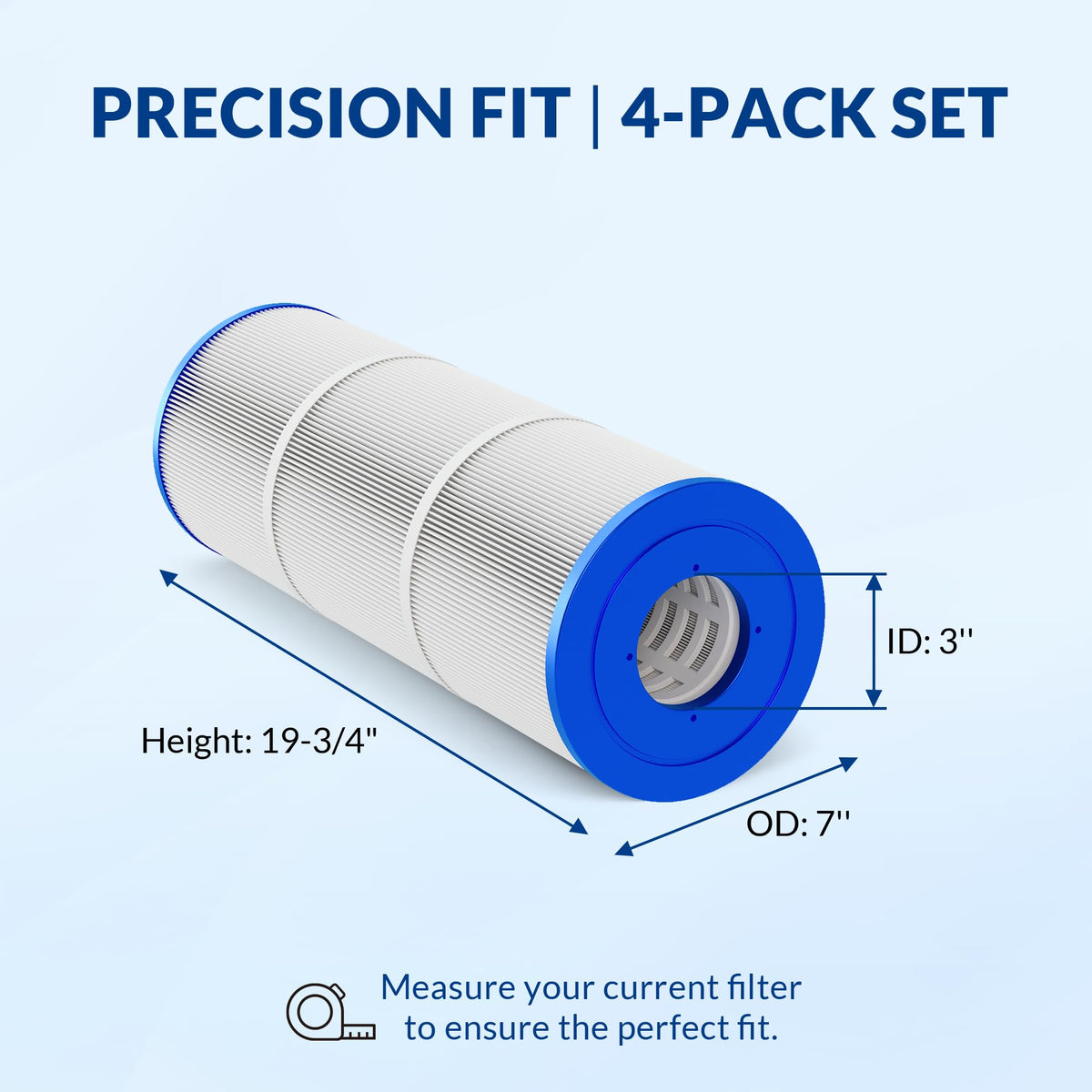Close-up of Swimara 5oz Trilobal fabric showing thicker weave for debris capture.