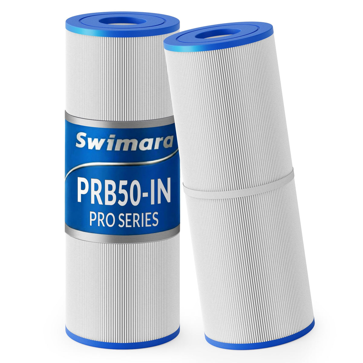 Swimara PRB50-IN 2-pack replacement filter front view for spa filtration.
