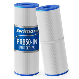 Swimara PRB50-IN 2-pack replacement filter front view for spa filtration.