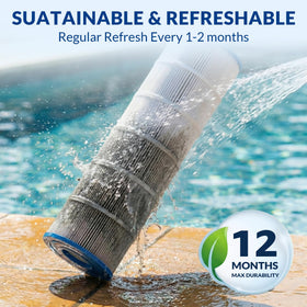 Swimara Pro 150 sq ft specs indicate high-capacity filtration for larger pools.