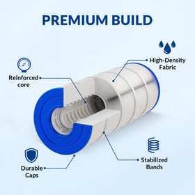 Swimara Pro drop-in seal fit ensures leak-free seating without tools.