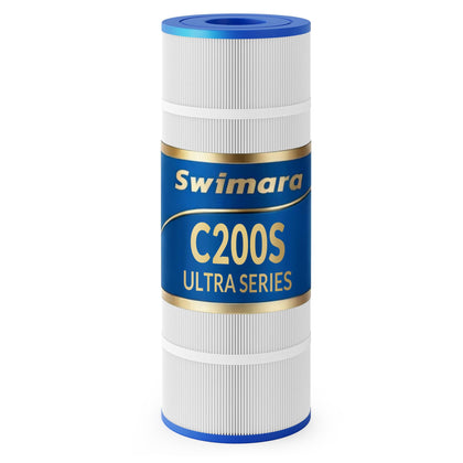 Swimara Ultra Series 5oz Trilobal fabric cartridge for finer debris capture.