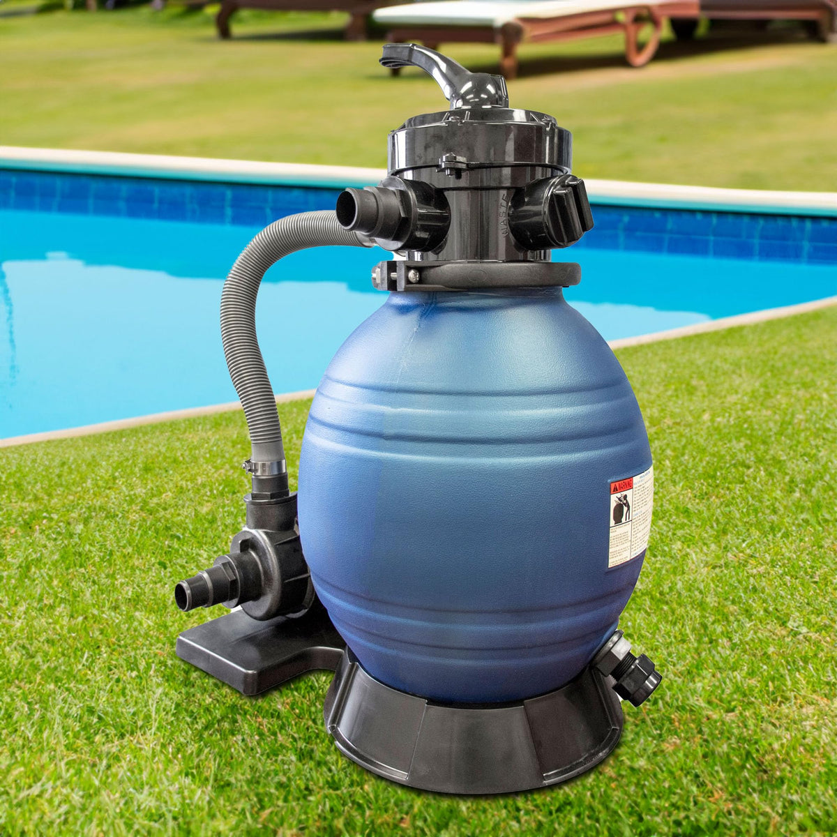 Swimline Hydrotools 1980 GPH pump delivers quiet, steady circulation