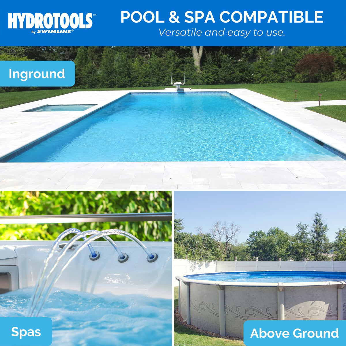 Adjustable flow ring on Swimline HydroTools 8720 for customizable release