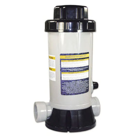 Swimline Hydrotools 87502 chlorine feeder with adjustable dial for precise output.