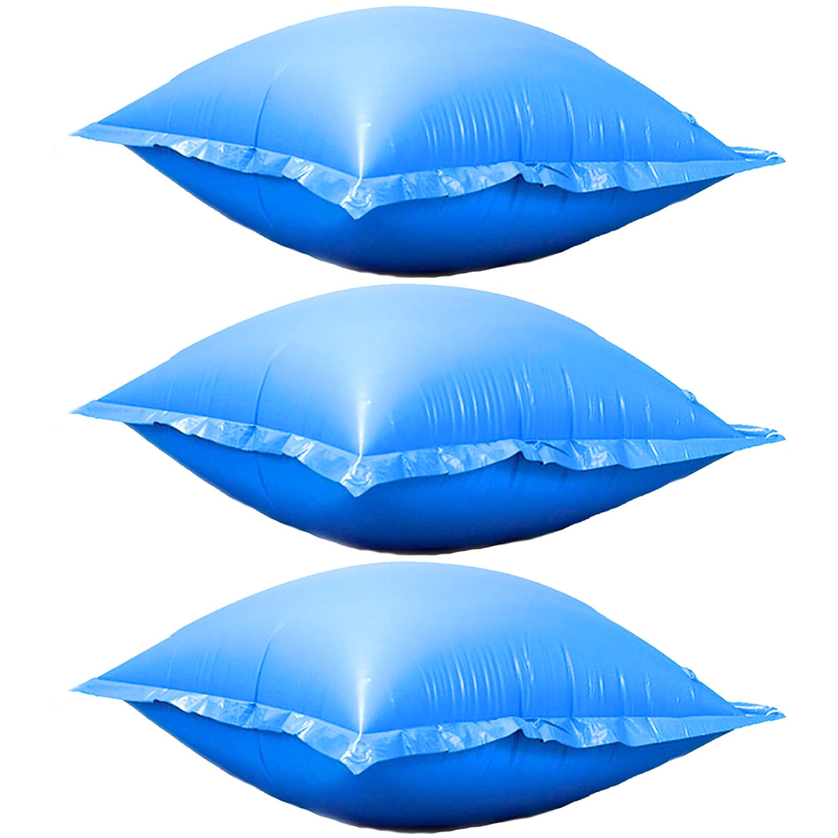 Swimline HydroTools air pillow 4x4 ft center placement protects pool and cover from winter pressure.