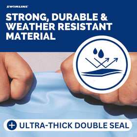 Swimline HydroTools air pillow is easy to store after deflation.