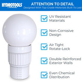 Swimline Hydrotools cost-effective solution helps balance water and protect equipment.