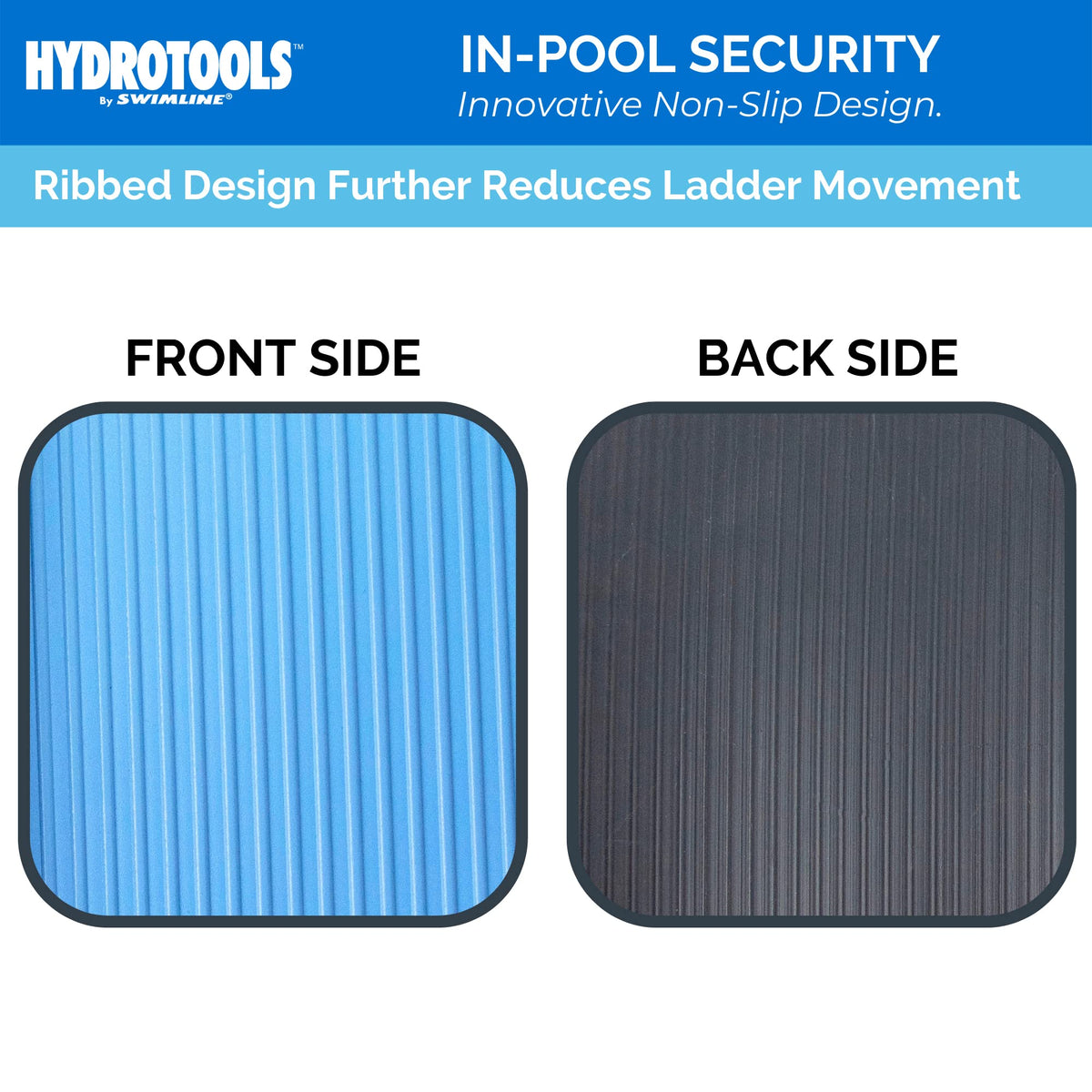 Swimline HydroTools pre-cut 9x36 mat fits most above-ground pool ladders