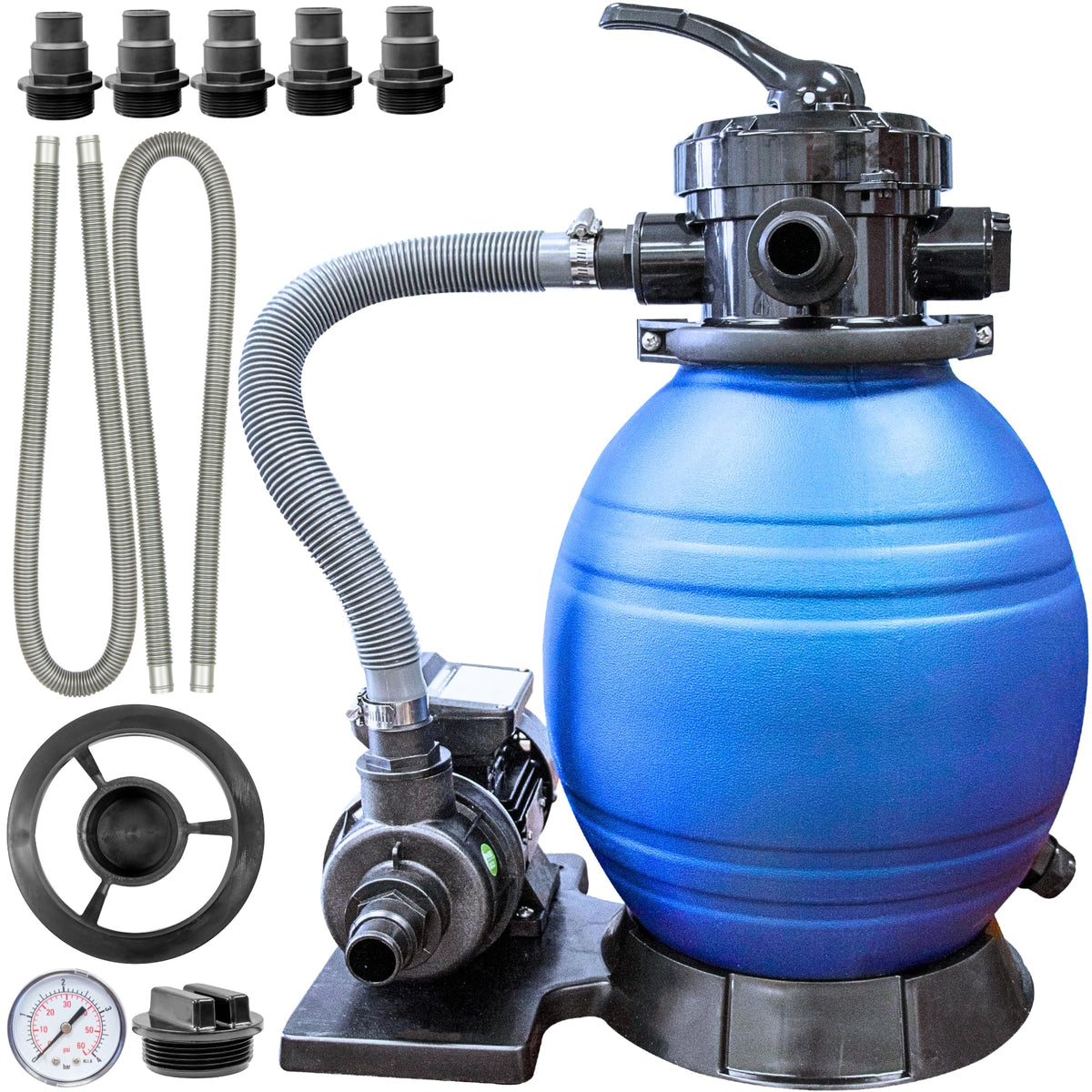 Swimline Hydrotools sand filter 12-inch tank for efficient pool filtration