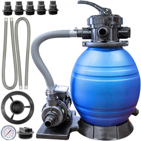 Swimline Hydrotools sand filter 12-inch tank for efficient pool filtration