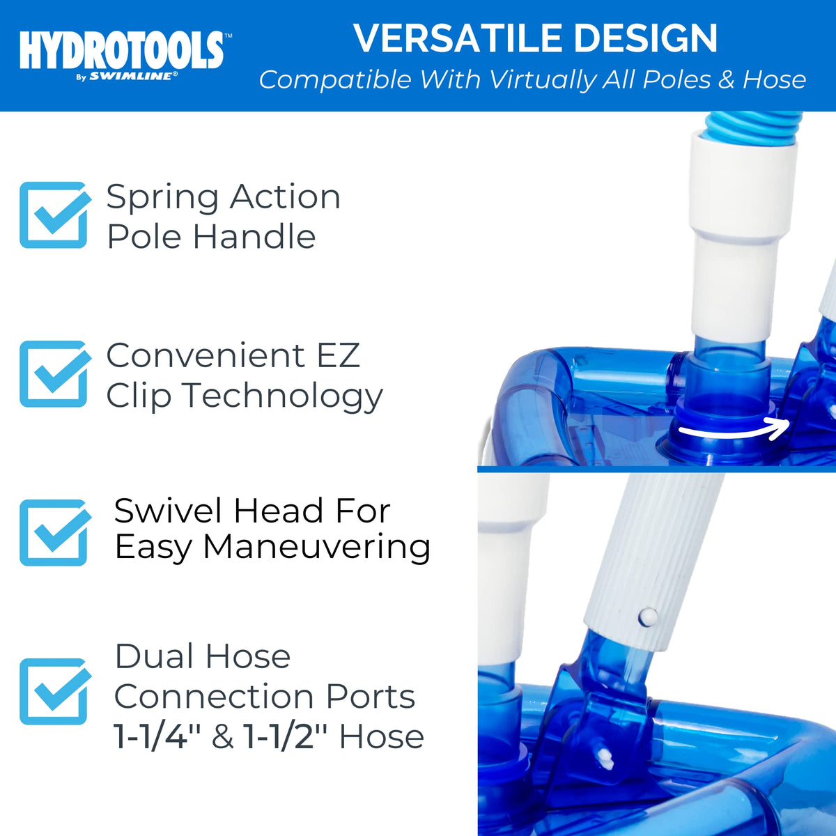 Double reinforced construction resists wear and lasts through multiple seasons.