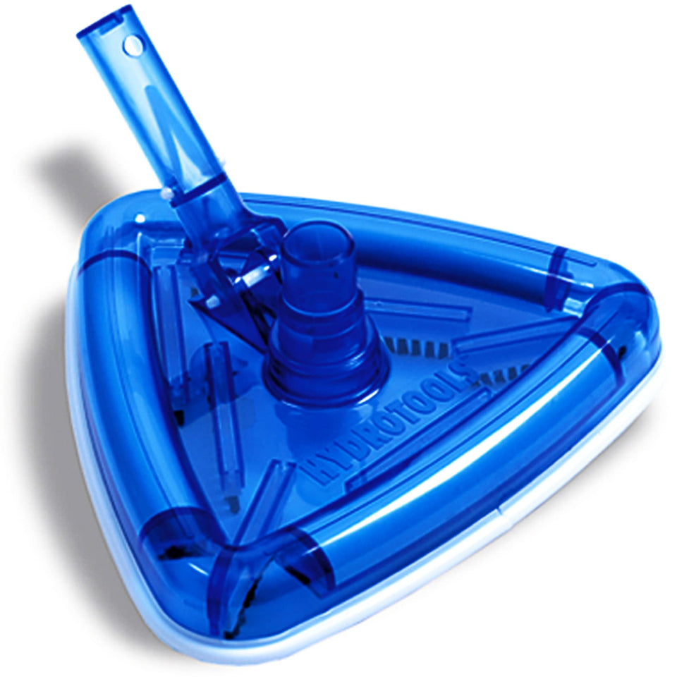 Swimline Hydrotools TriVac head with triangle cleaning area for efficient debris pickup.