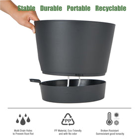 SwinDuck planter shown as versatile decor for indoor or outdoor spaces