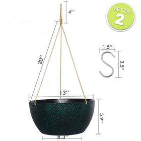 SwinDuck porous plastic planter close-up showing breathable design.