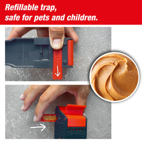 No See No Touch disposal feature by SWISSINNO enables quick release into trash.