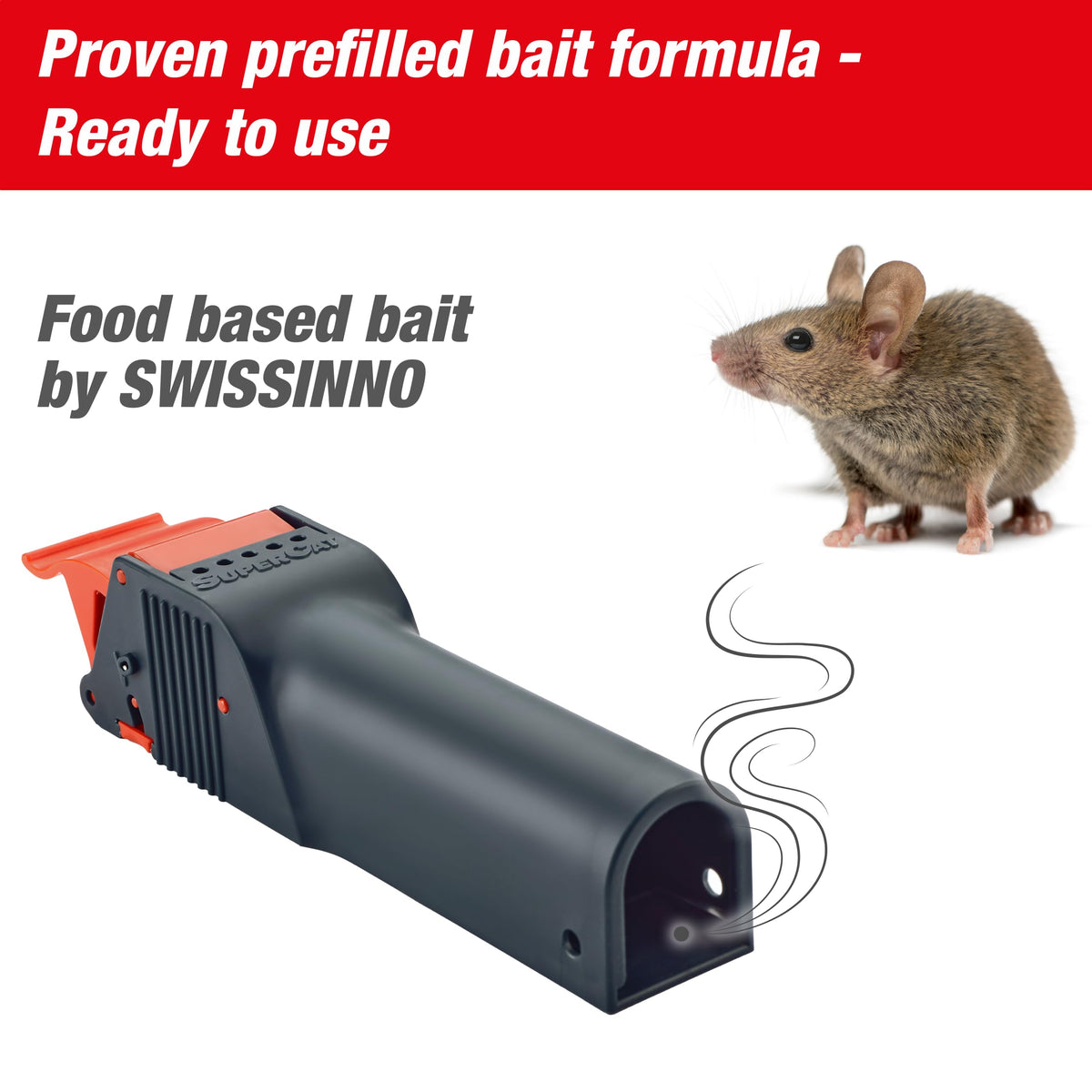 SWISSINNO trap showing precision strike mechanism for reliable triggering.