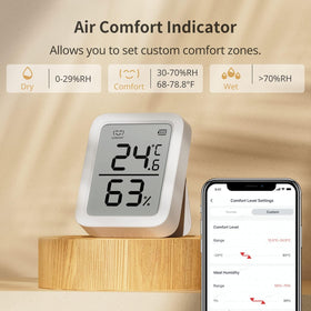 SwitchBot Thermometer Hygrometer data chart view for trend tracking