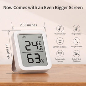 SwitchBot Thermometer Hygrometer alerts notify you of changes anytime.