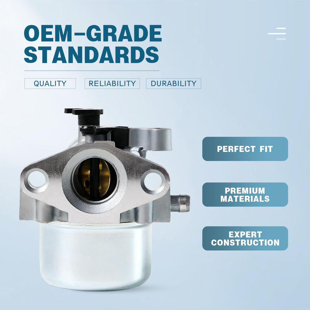 Sworwin carburetor direct replacement shows a simple swap for quick maintenance.