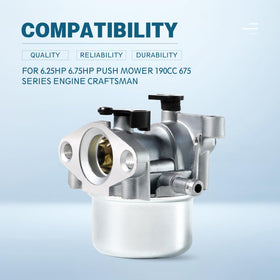 Sworwin carburetor metal body close-up highlights durable construction for long-lasting performance.