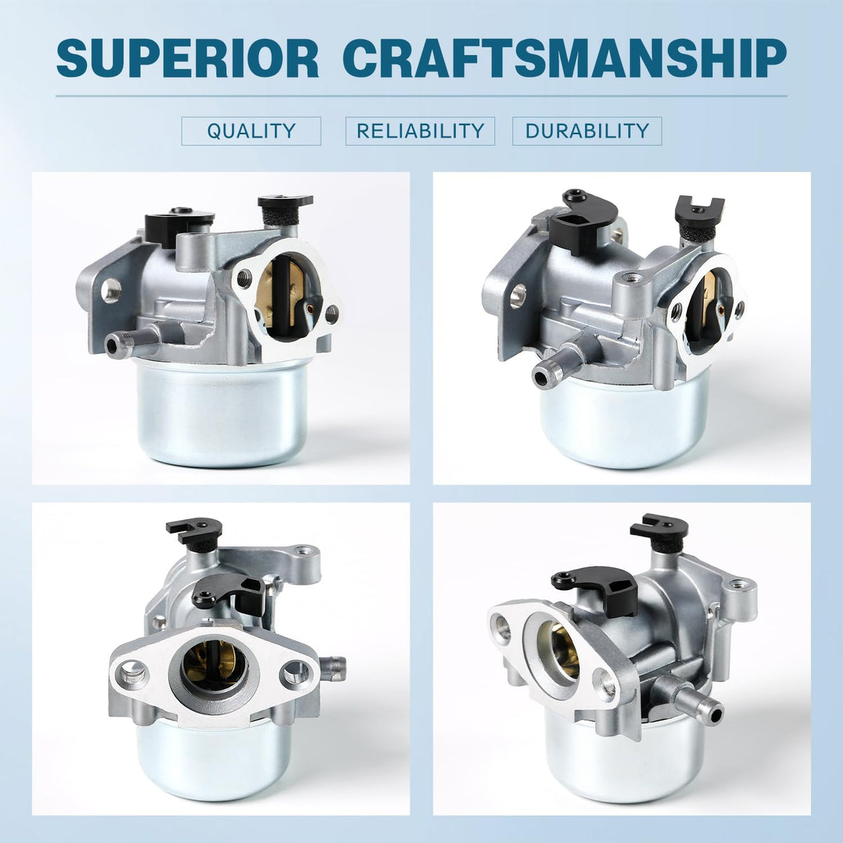Sworwin carburetor top view showcases precise fit and engineering.