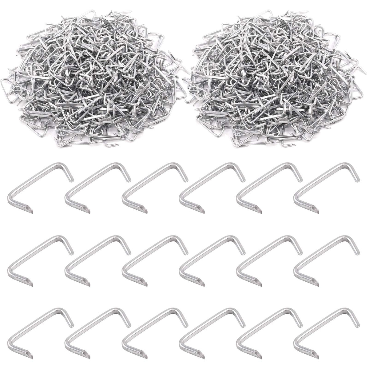 Swpeet hog rings 1000pc kit contents for upholstery projects.