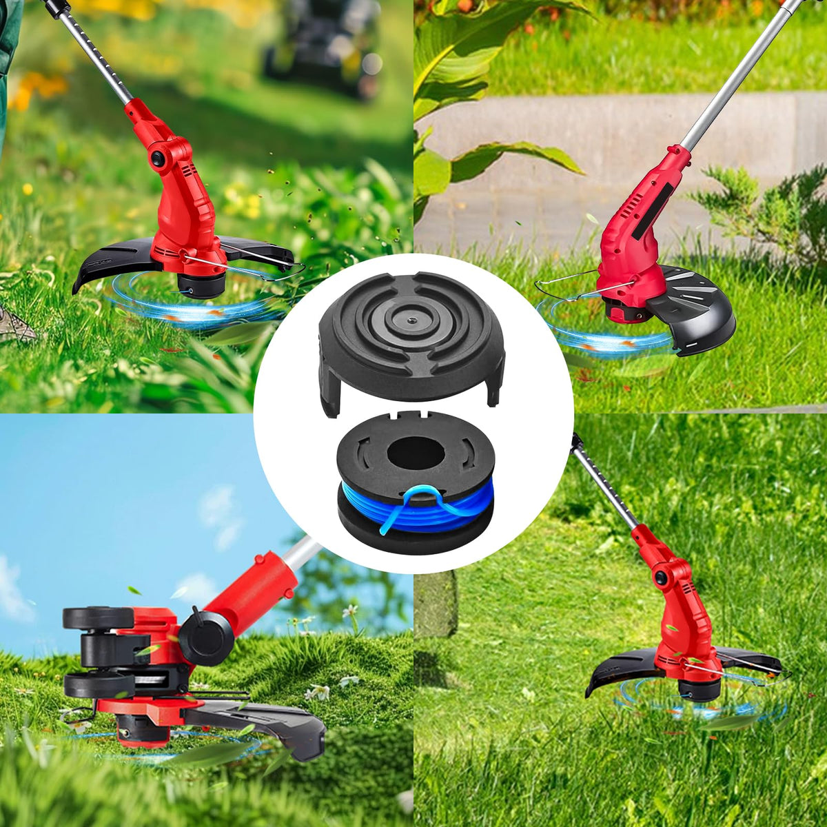 SWTHM spools ideal for edging along sidewalks and fences