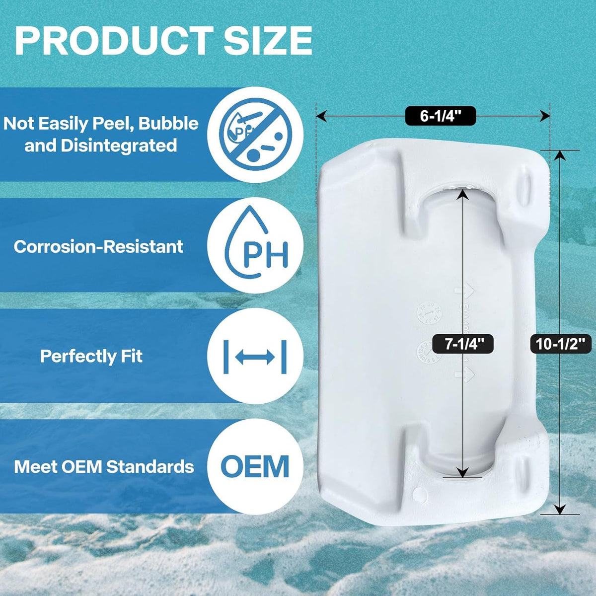 Sxmprail spa neck pillow clipped onto a LimeLight spa for secure mounting.