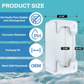 Sxmprail spa neck pillow clipped onto a LimeLight spa for secure mounting.