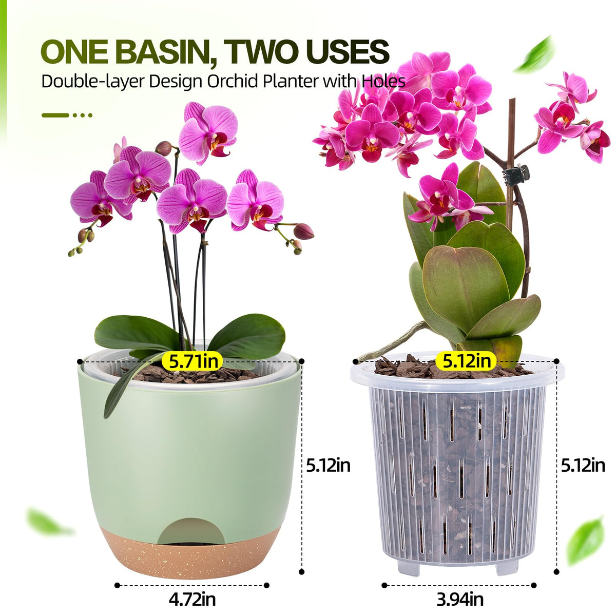 Sxueg self-watering design suited for indoor and outdoor use