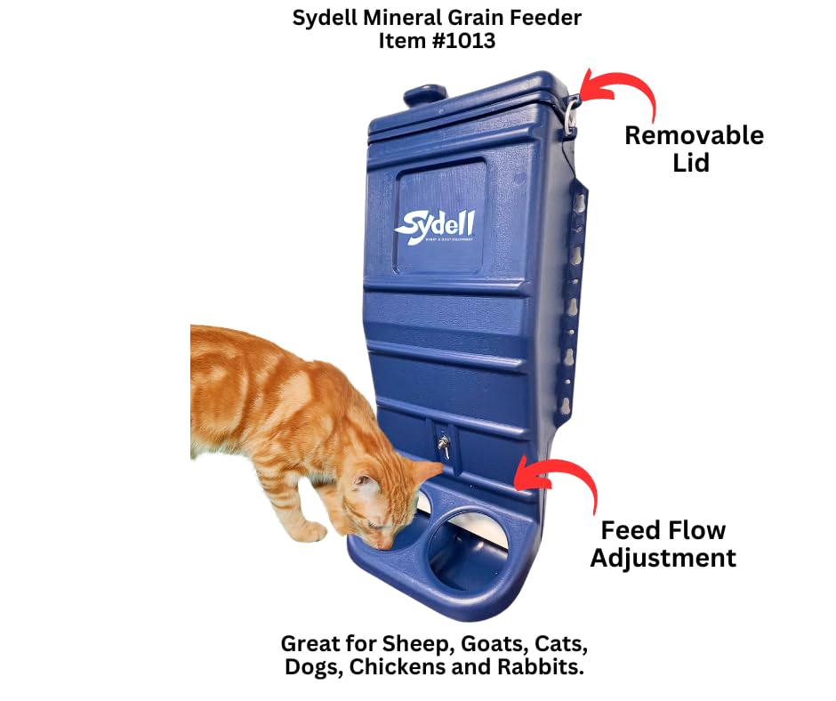 Sydell weather-durable plastic feeder withstands outdoor conditions.