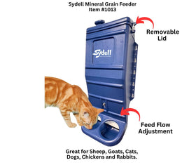 Sydell weather-durable plastic feeder withstands outdoor conditions.