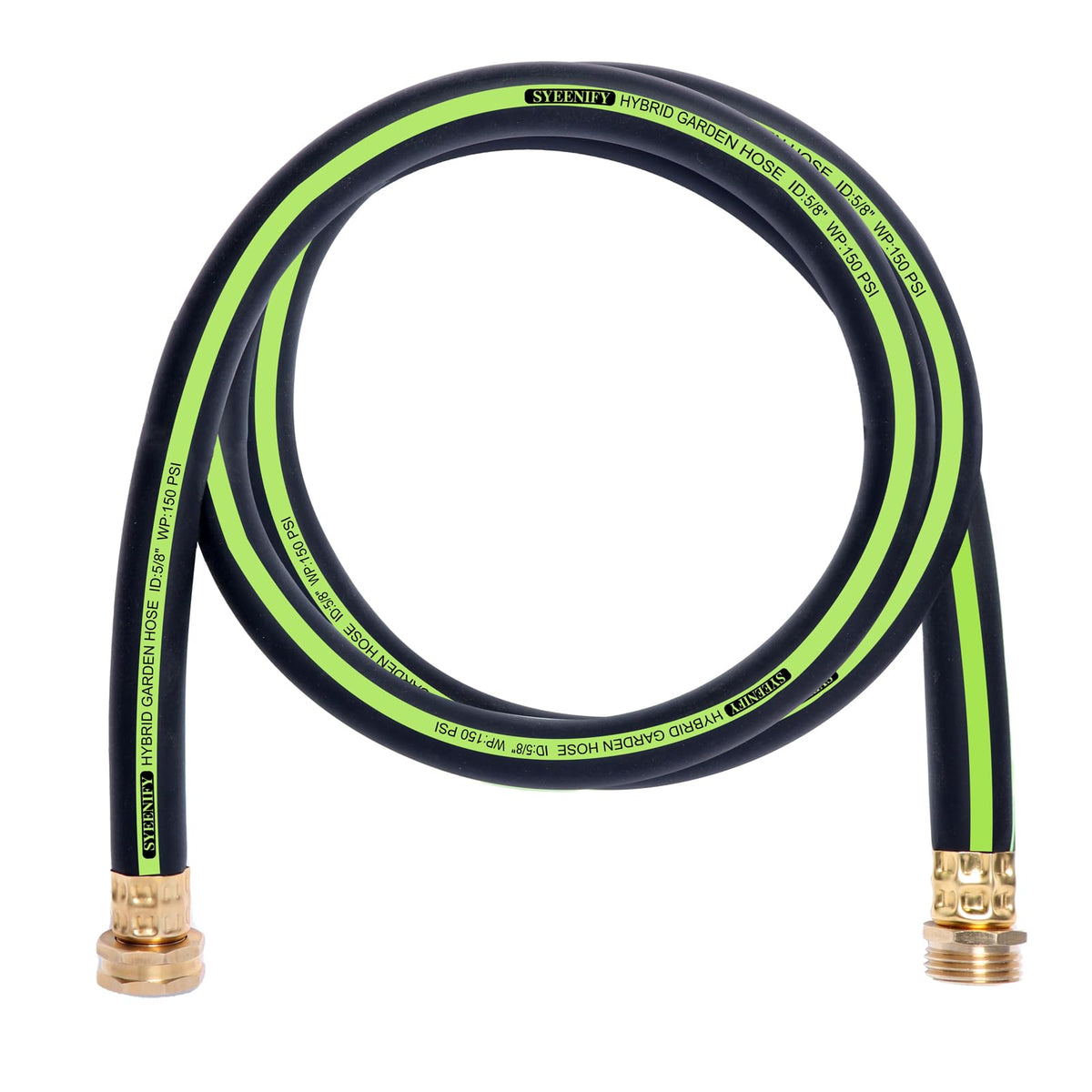 Syeenify heavy duty brass ends prevent leaks during outdoor tasks.