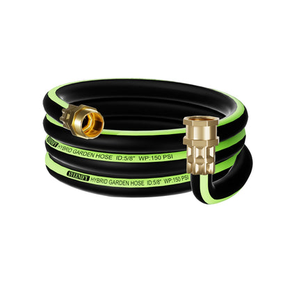 SYEENIFY short garden hose coiled for easy storage and flexible use