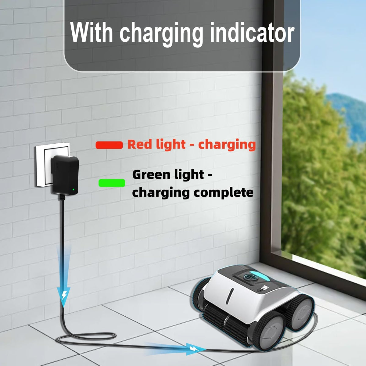 SYFLYH charger features safety protections for safer charging sessions.