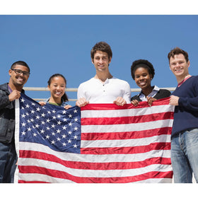 SYII flag ideal for classrooms or ceremonies.