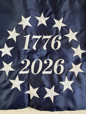 SYII heavy-duty polyester flag withstands sun and wind for outdoor use.