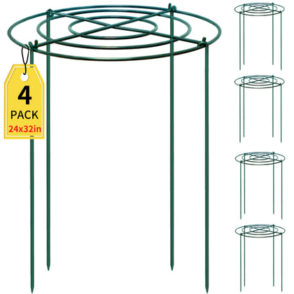 SYITCUN peony cage features a 24x32 inch four-leg design for sturdy plant support