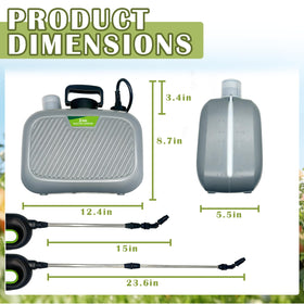 SYITCUN sprayer with adjustable shoulder strap reduces fatigue during long sessions.